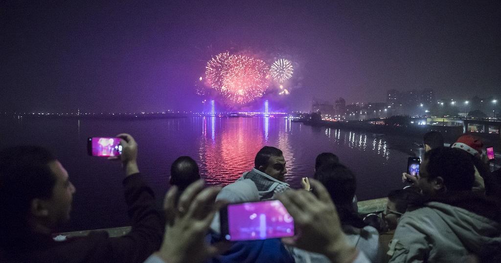New Year in Africa: Spectacular fireworks in Egypt, music concert in