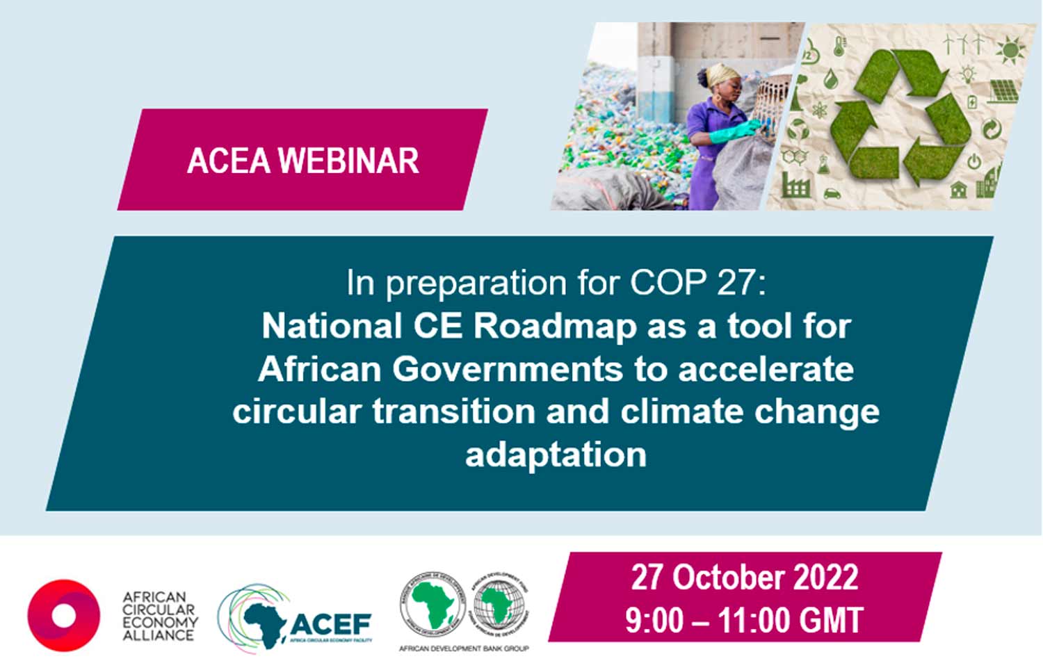 Webinar on National circular economy roadmapping – Africa Global Village